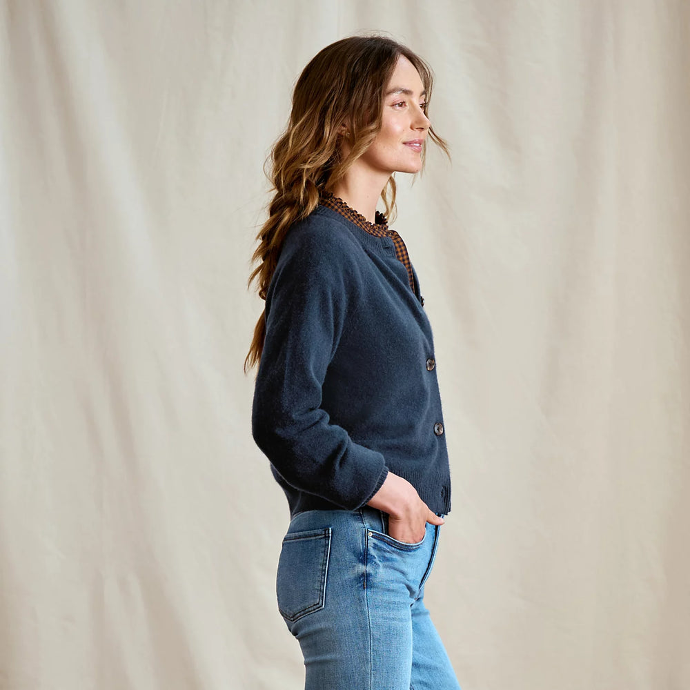 Orvis Women Boiled Cashmere Cardigan
