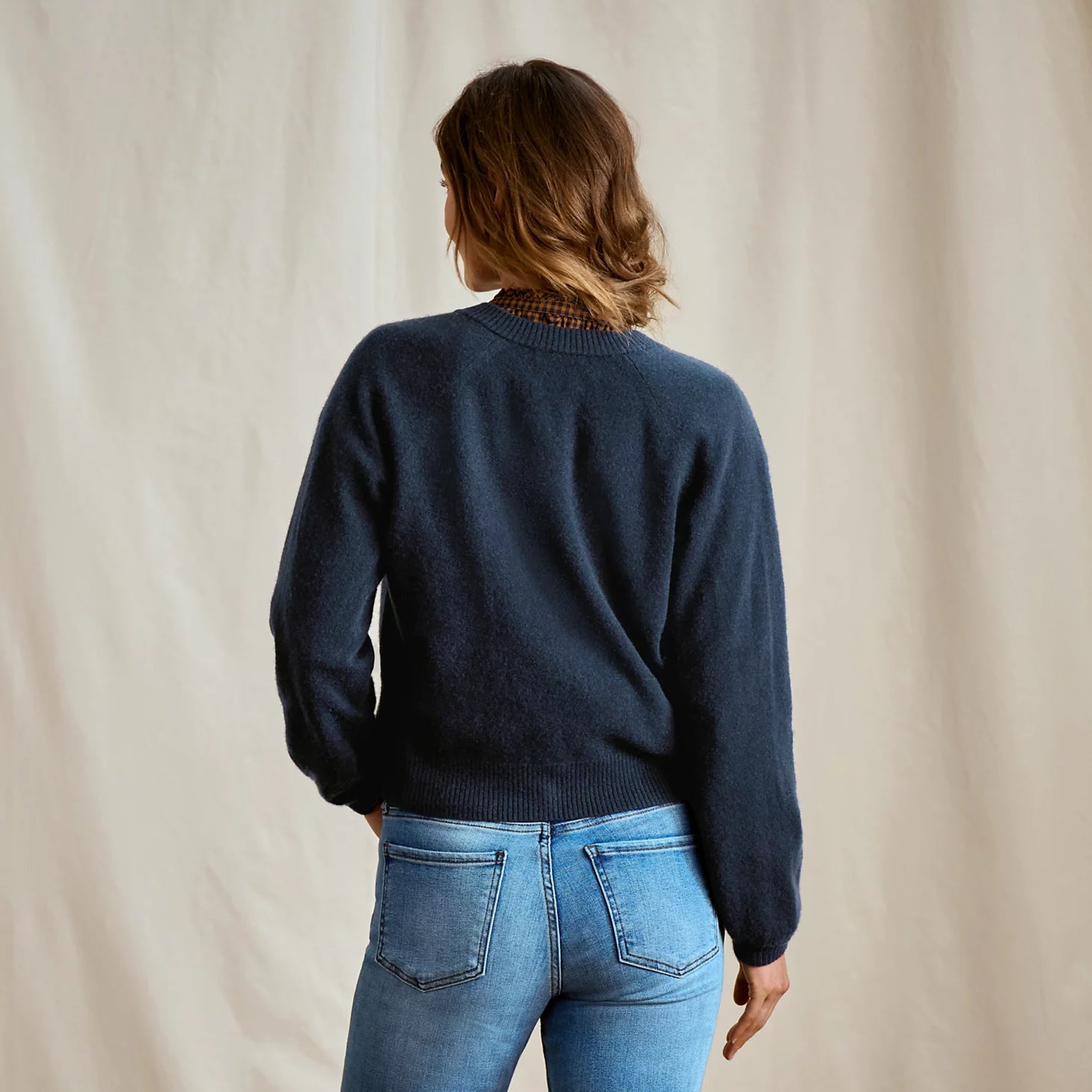 Orvis Women Boiled Cashmere Cardigan