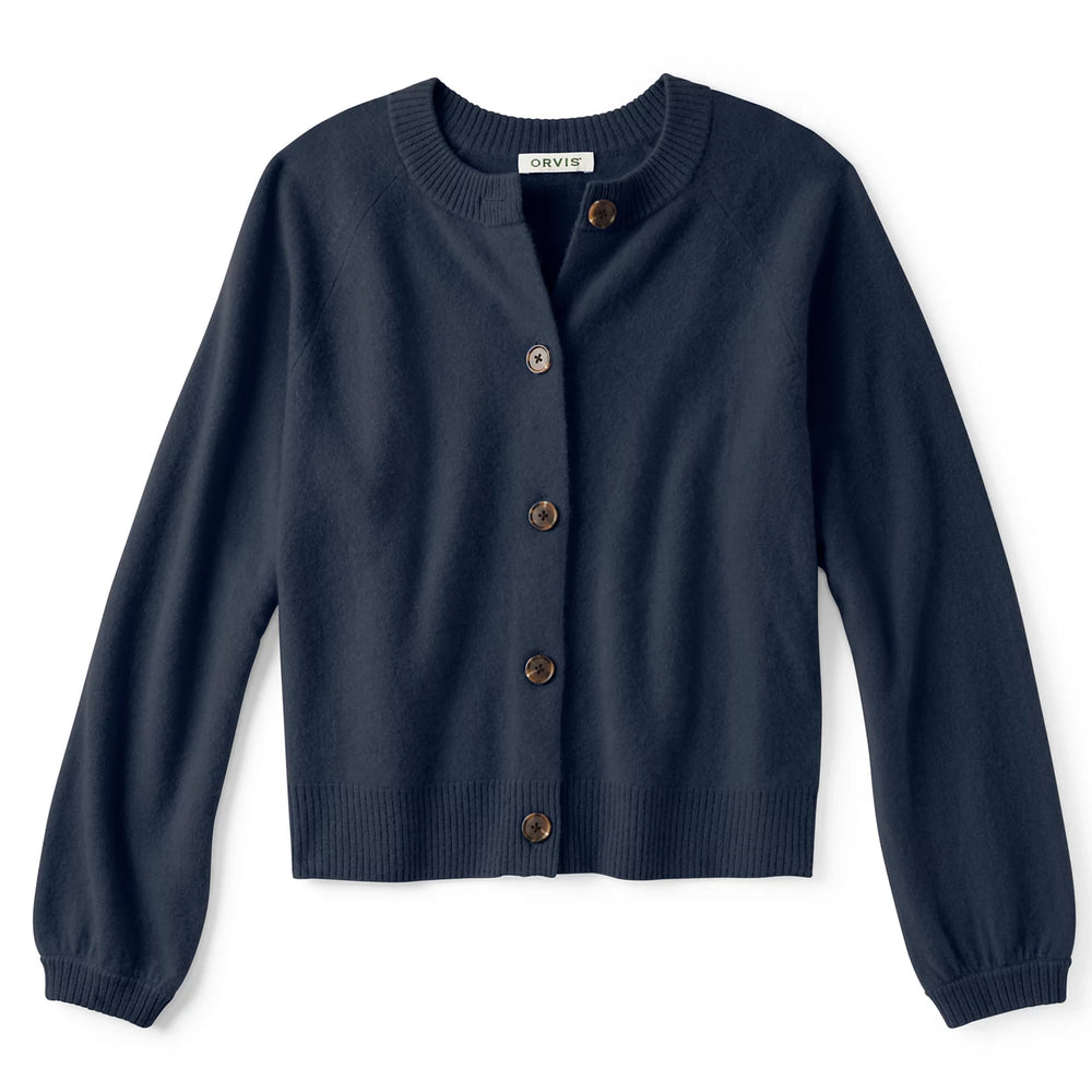 Orvis Women Boiled Cashmere Cardigan