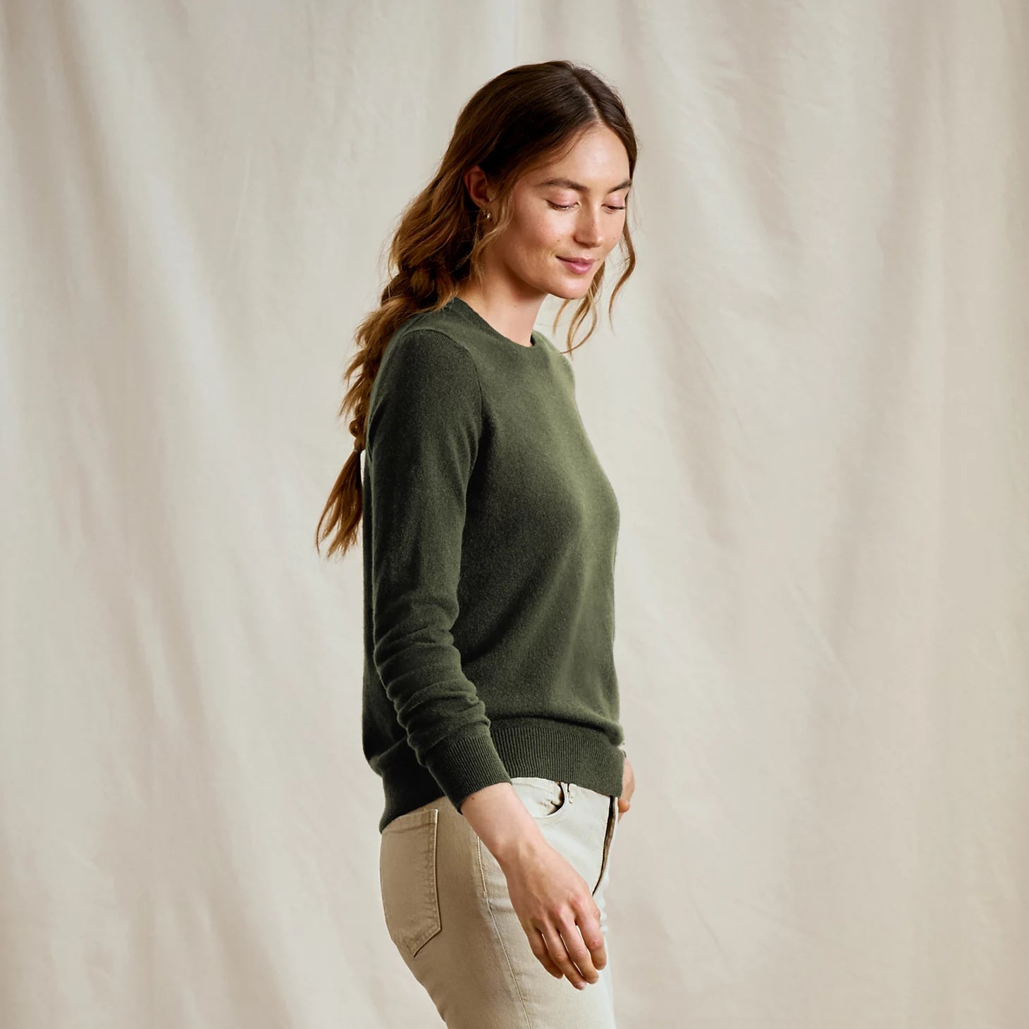 Orvis Women Cashmere Crewneck Sweater