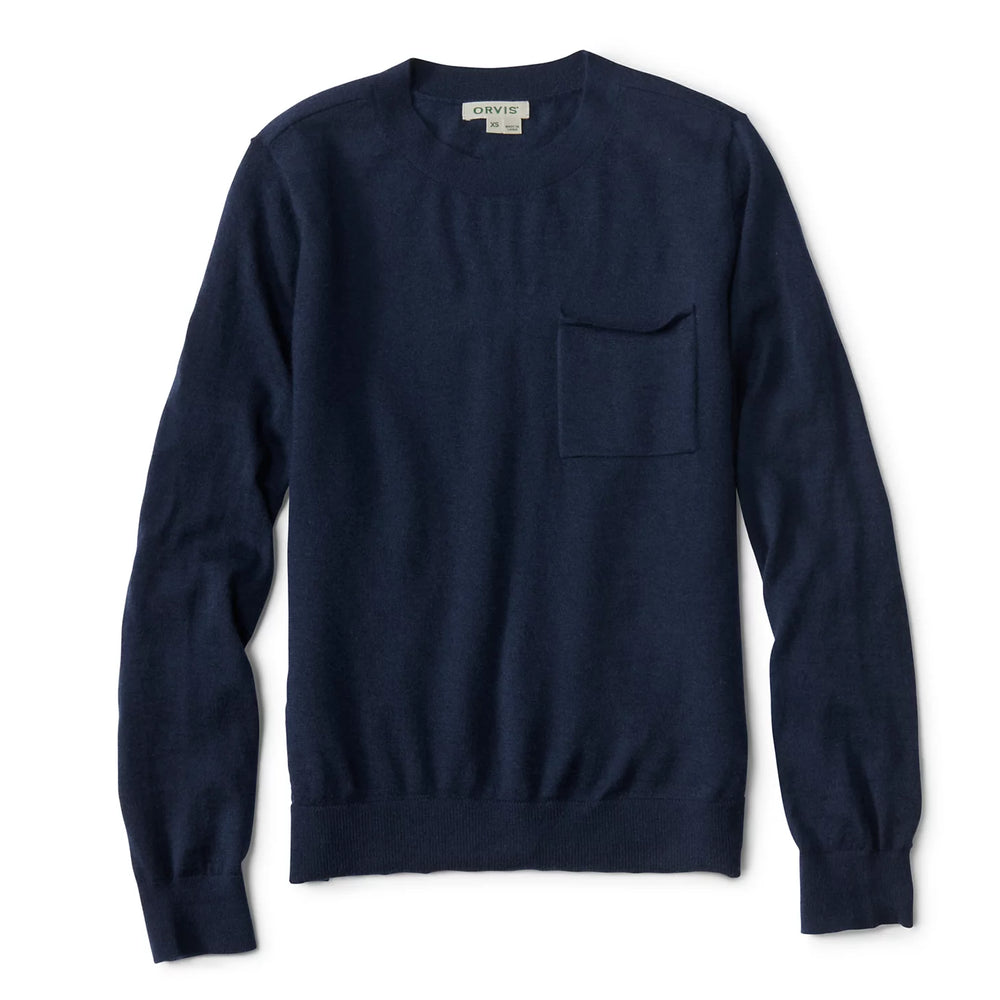 Orvis Women|Last Release Featherweight Cashmere Crewneck Sweater