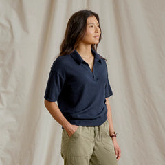 Orvis Women|Last Release Featherweight Cashmere Polo Tee
