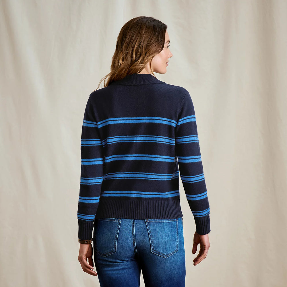 Orvis Women|Last Release Brookside Striped Polo Sweater
