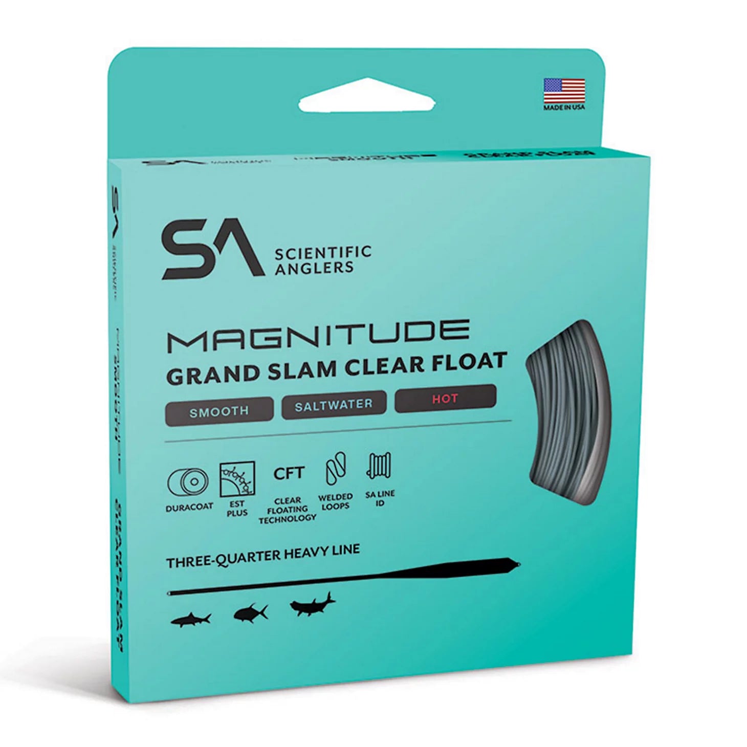 Orvis Fly Fishing Scientific Anglers Magnitude Smooth Grand Slam Clear-Tip Fly Line