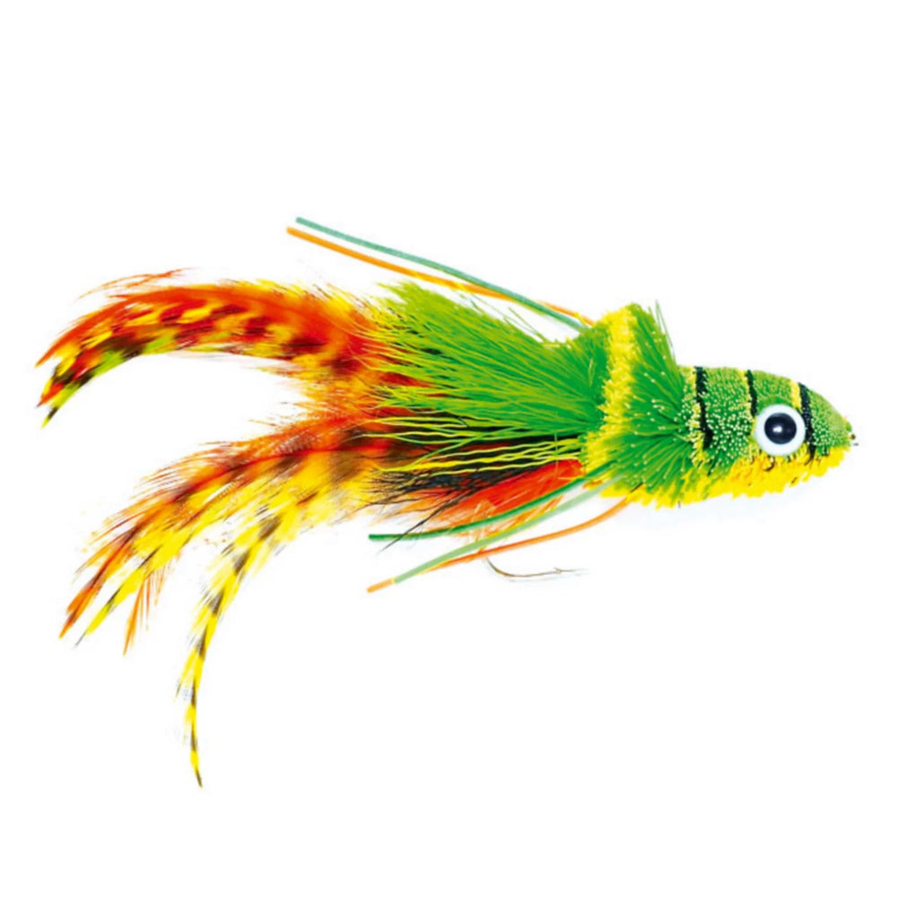 Orvis Fly Fishing Swimming Frog Orange Belly