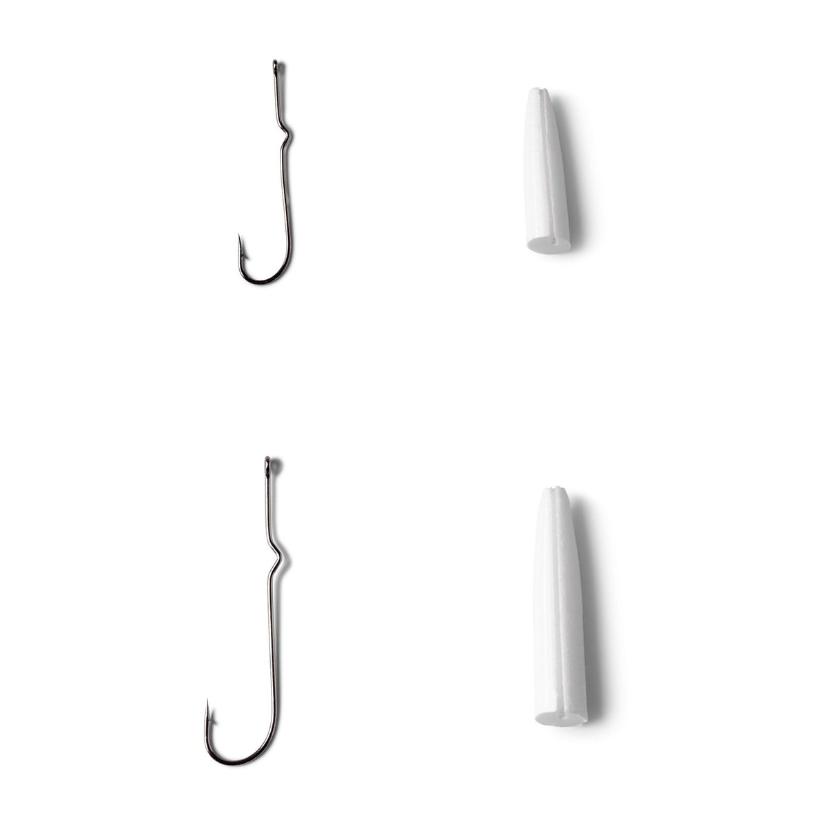 Orvis Fly Fishing Popper Bodies with Hooks - Pencil Popper Bodies with Size 1 and 4 Hooks