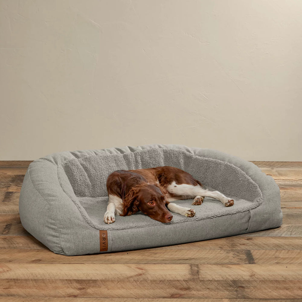 Orvis Dog FleeceLock® Memory Foam Couch Dog Bed