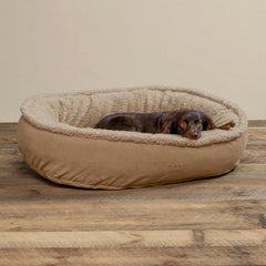Orvis Dog Orvis ComfortFill-Eco™ Wraparound Dog Bed with Fleece