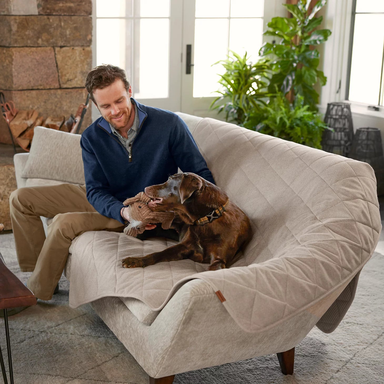 Orvis Dog|Home Goods Grip-Tight® Quilted Throw