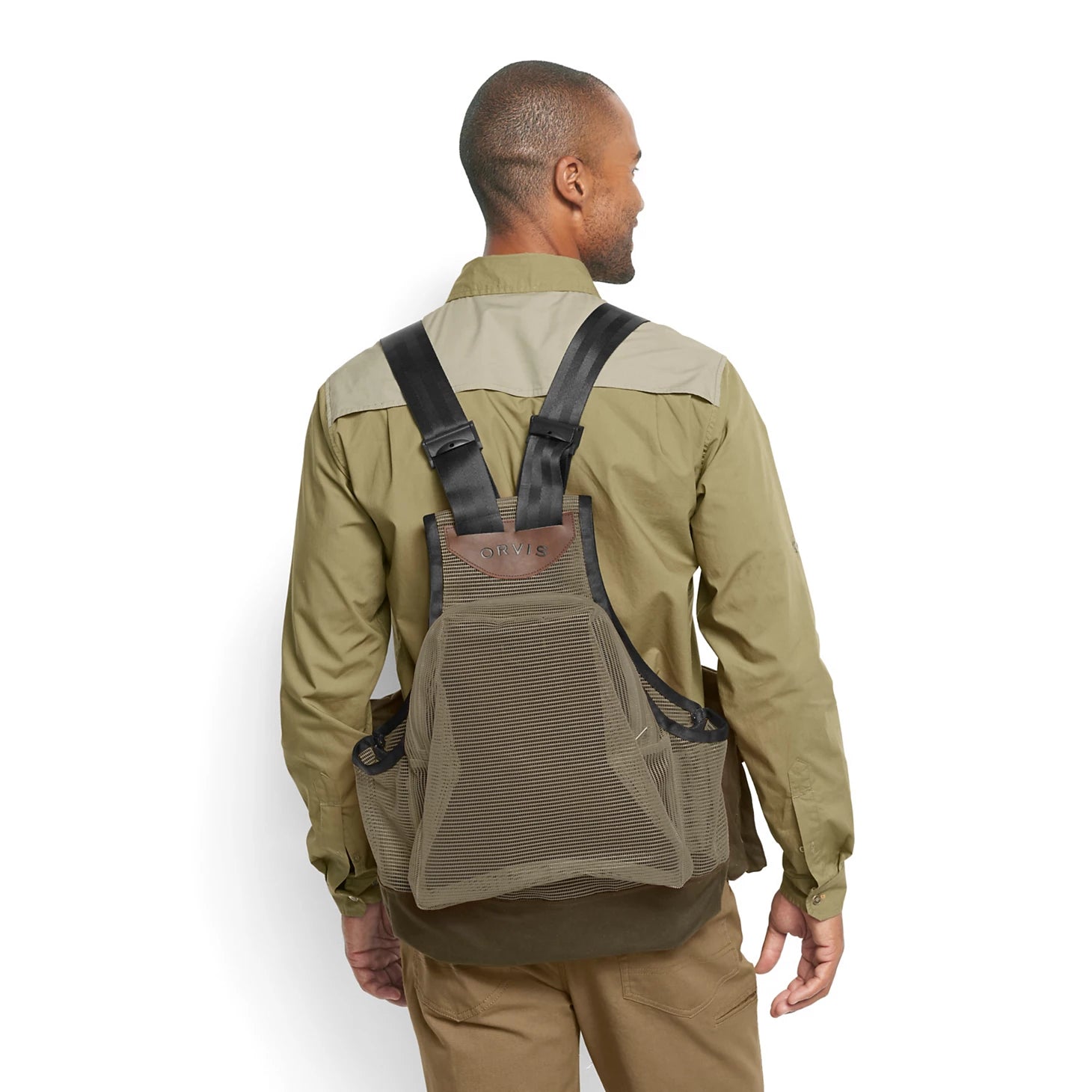 Orvis Hunt Waxed Cotton Strap Vest