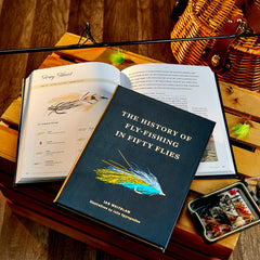 Orvis Home Goods Leather-Bound History of Fly-Fishing Book