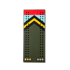 Orvis Home Goods Sanborn Canoe Wooden Pocket Cribbage