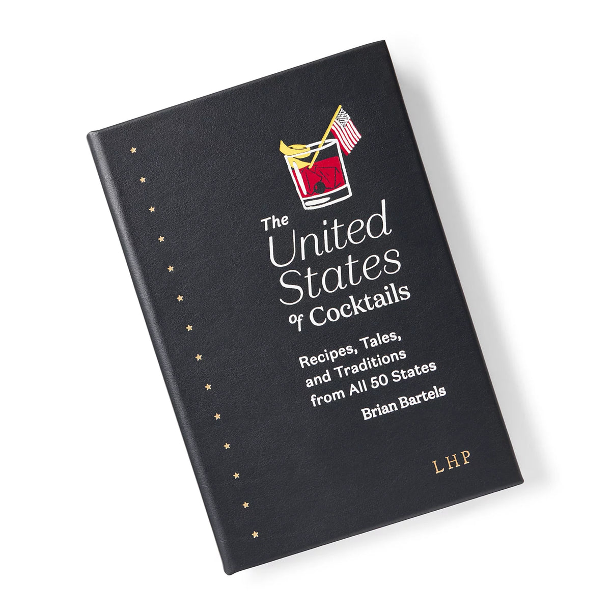 Orvis Home Goods Leather-Bound United States Of Cocktails Book
