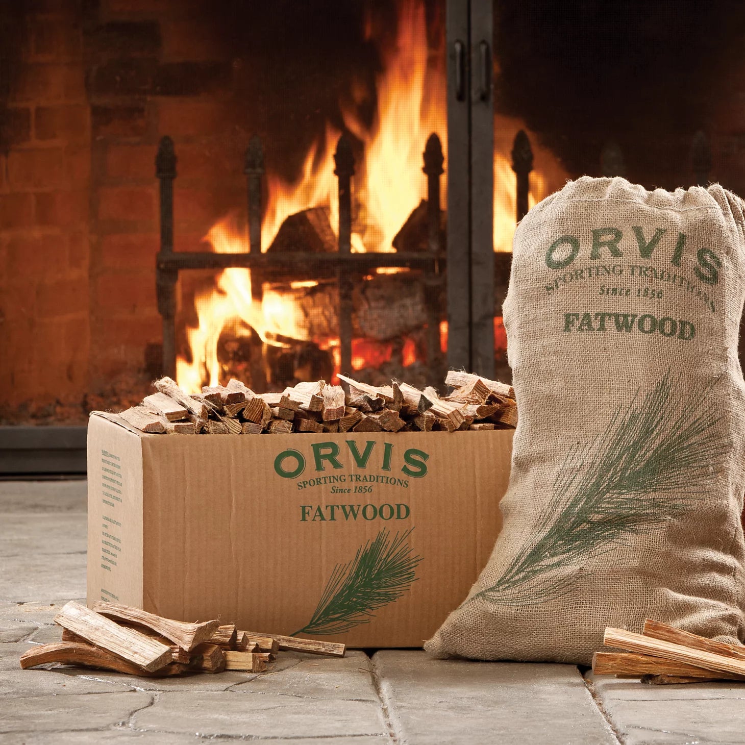 Orvis Home Goods Orvis Fatwood - 15-lb. Burlap Sack