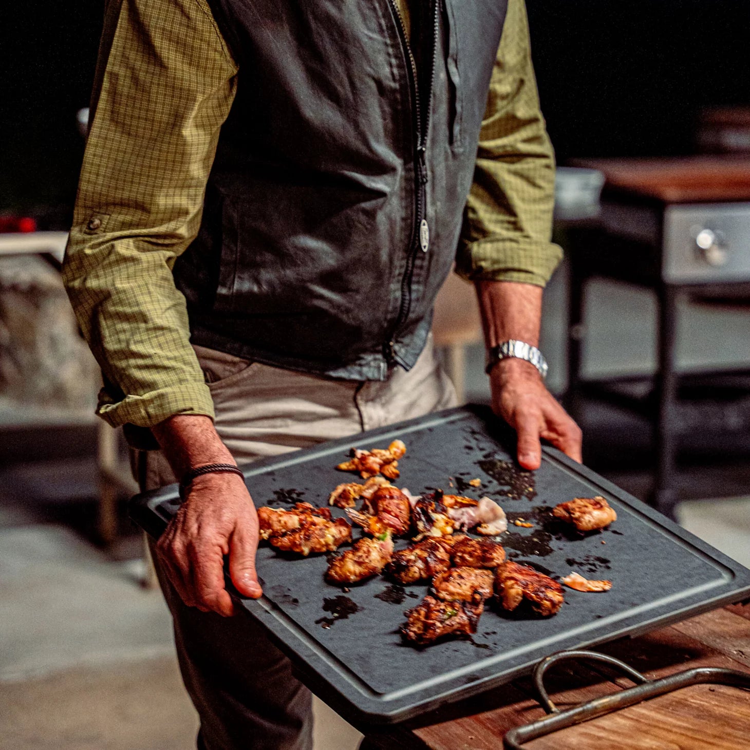 Orvis Home Goods PECOS Outdoor Table Heat Shield Cutting Board