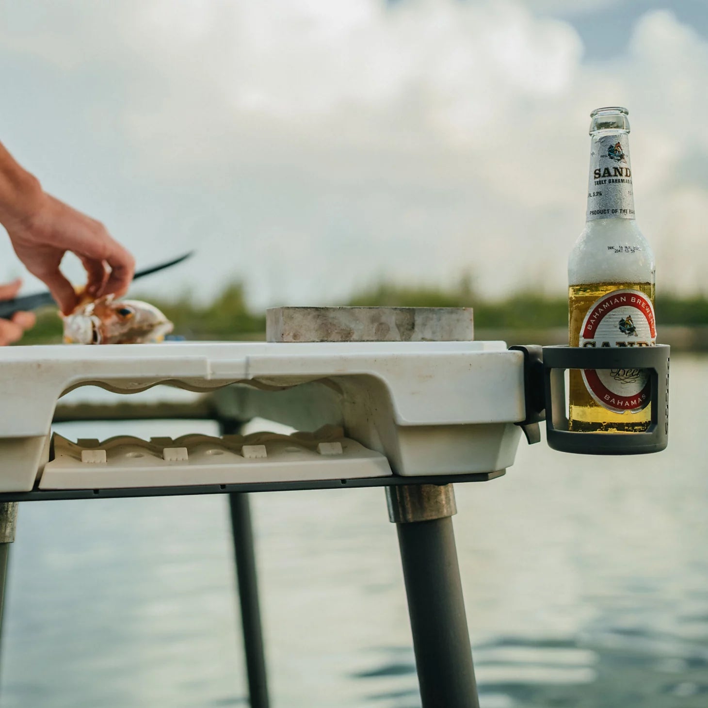 Orvis Home Goods PECOS Outdoor Table Beverage Holder