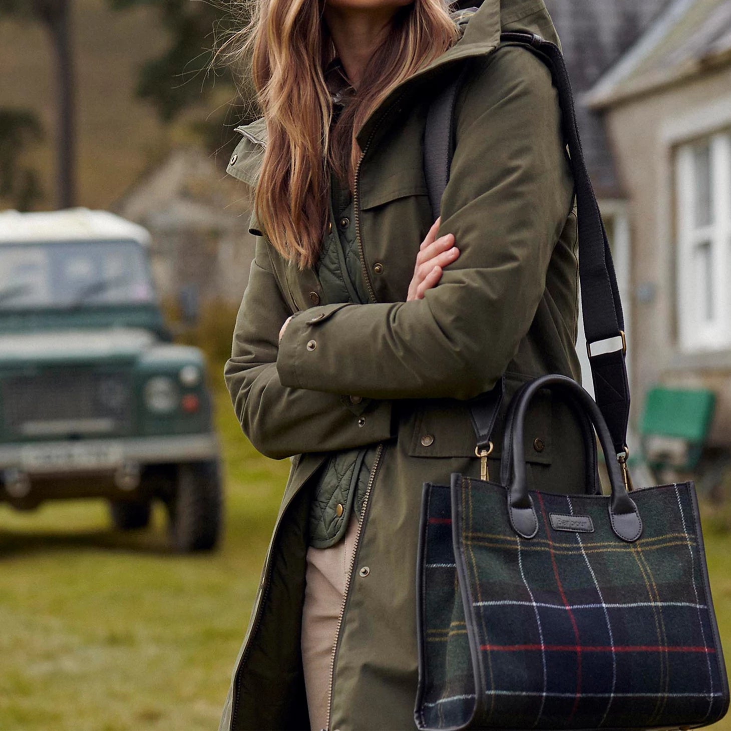 Orvis Packs & Bags Barbour® Barrhill Tartan Tote Bag