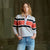 GRAY/PAPAYA STRIPE
